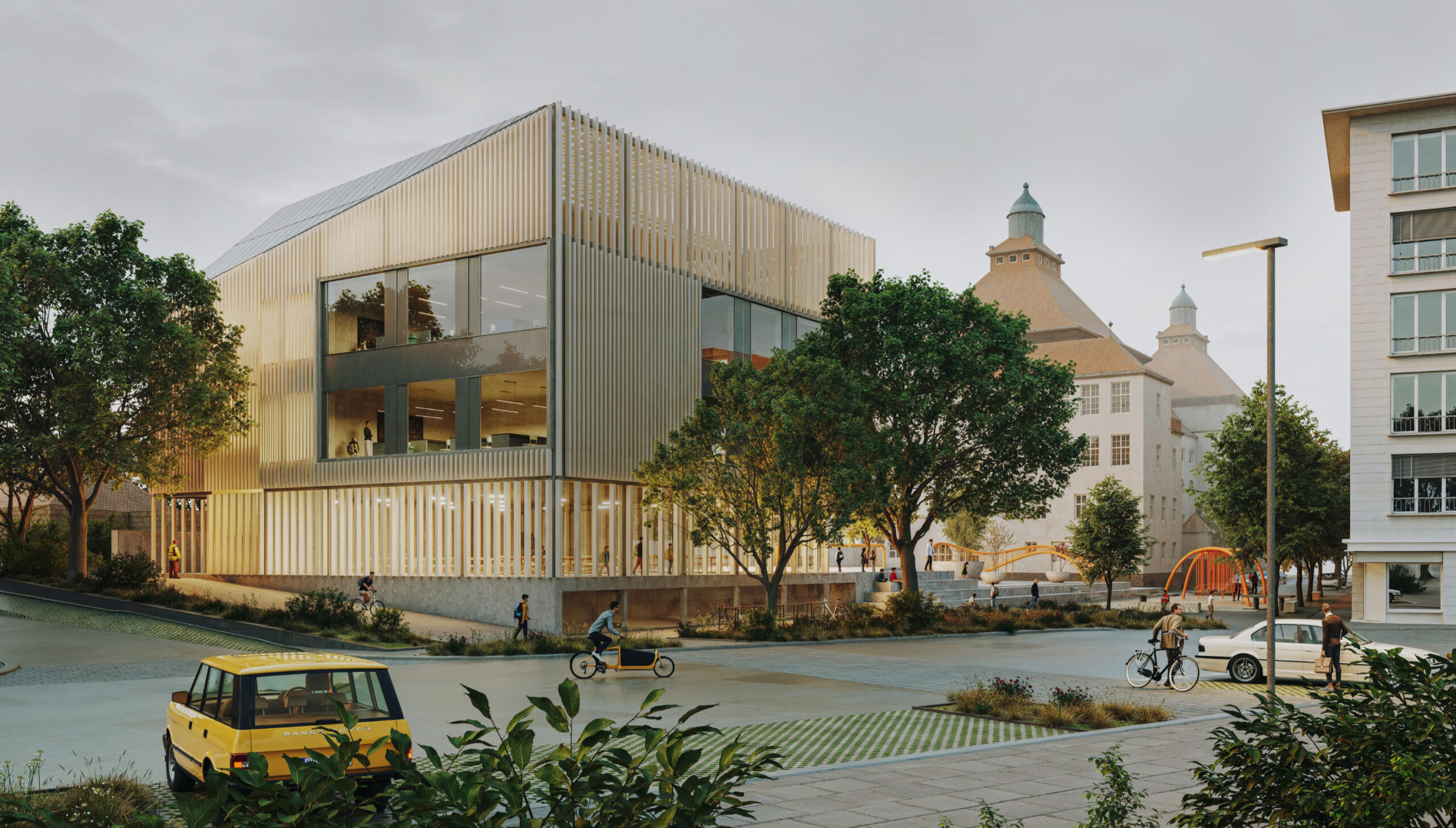 Schickhardtschule Visualisierung außen