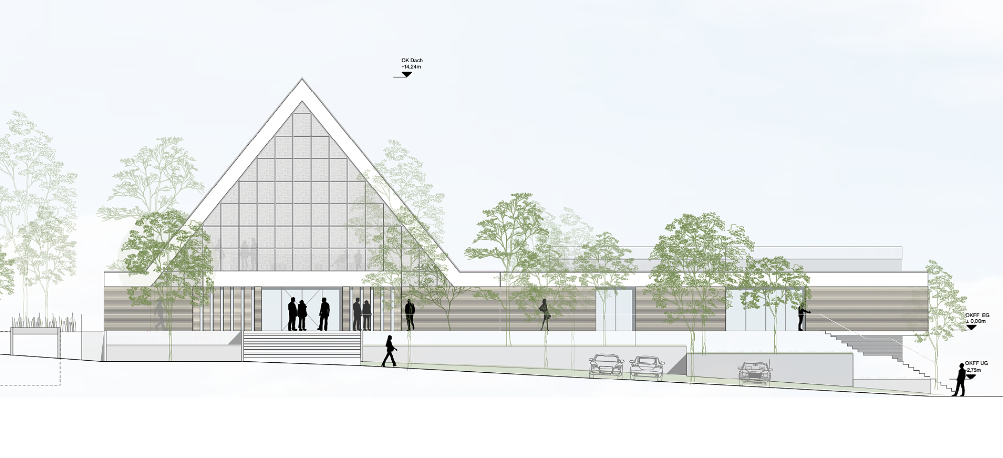 EGZ Plieningen_Ansicht West